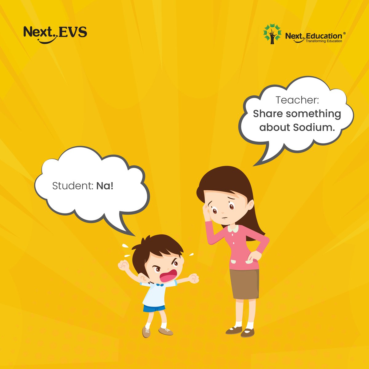 nextevs's tweet photo. Let's share a laugh #Nexteducation #SME #teacher #funwithscience https://t.co/bn9zBTRIGC