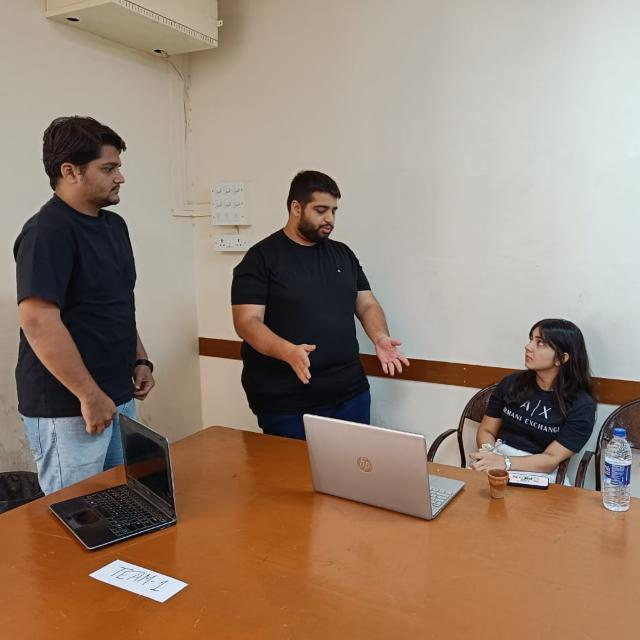 DhiruCodes's tweet photo. That's me and @_chiraglulla_ presenting @VaulterApp for the very first time at a Project Expo at our college. https://t.co/Hn7O49QIR9