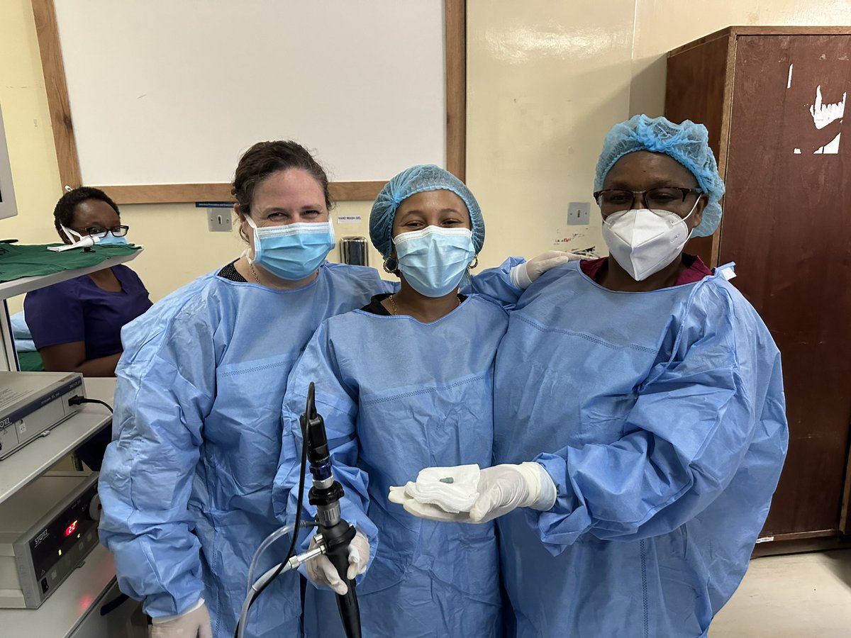 <a href="/ChristineArgen5/">Christine Argento</a> assisted in removing a foreign body from the left lung of a 9 y/o who had been struggling with recurrent pneumonias for 6 years! 
At #AIPPD #Bronchoscopy skills workshop <a href="/KNH_hospital/">Kenyatta National Hospital</a> 
<a href="/HansLeeMD1/">Hans Lee</a> <a href="/JasonAkulian/">Jason Akulian</a> <a href="/WiIP_WomeninIP/">WiIPStrong</a> <a href="/AAB_IP/">AABIP</a> <a href="/wabipconnect/">WABIP</a> <a href="/Bronchorg/">Bronchoscopy International</a>