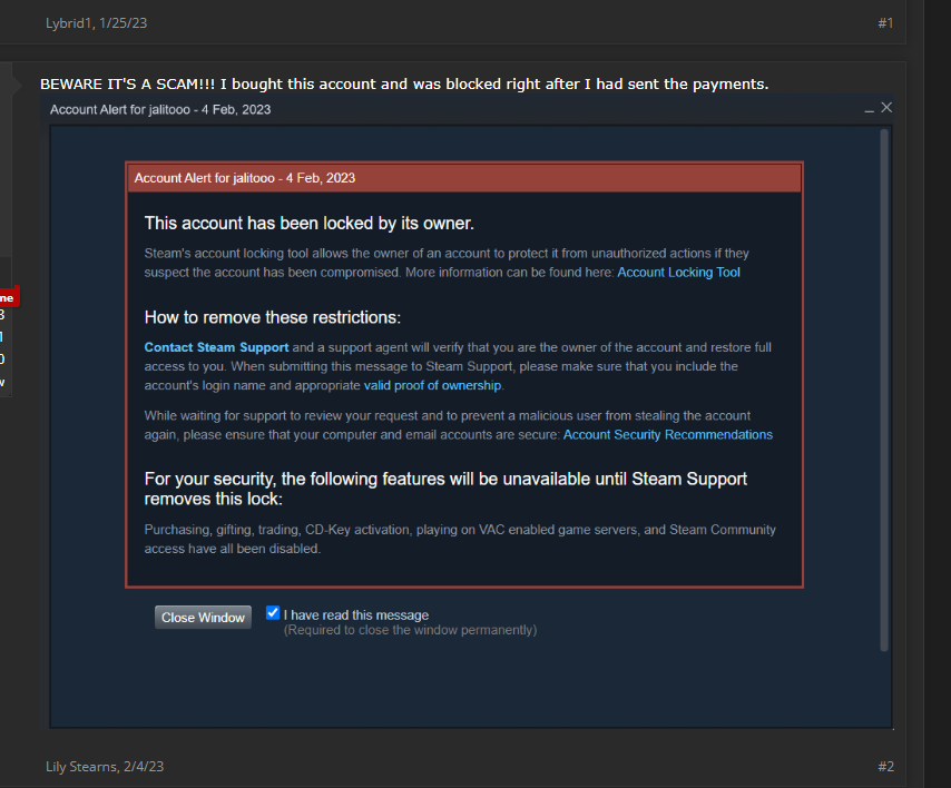 downbad_bh's tweet photo. SCAM WARNING @Brawlhalla 

dickhead got a friend of mine, I won't tolerate this shit in this community.
Anyone who knows this guy, call him out. He has been putting his account up for sale on various sites, and after receiving payment from he has blocked them. https://t.co/GzA3WZkB2H