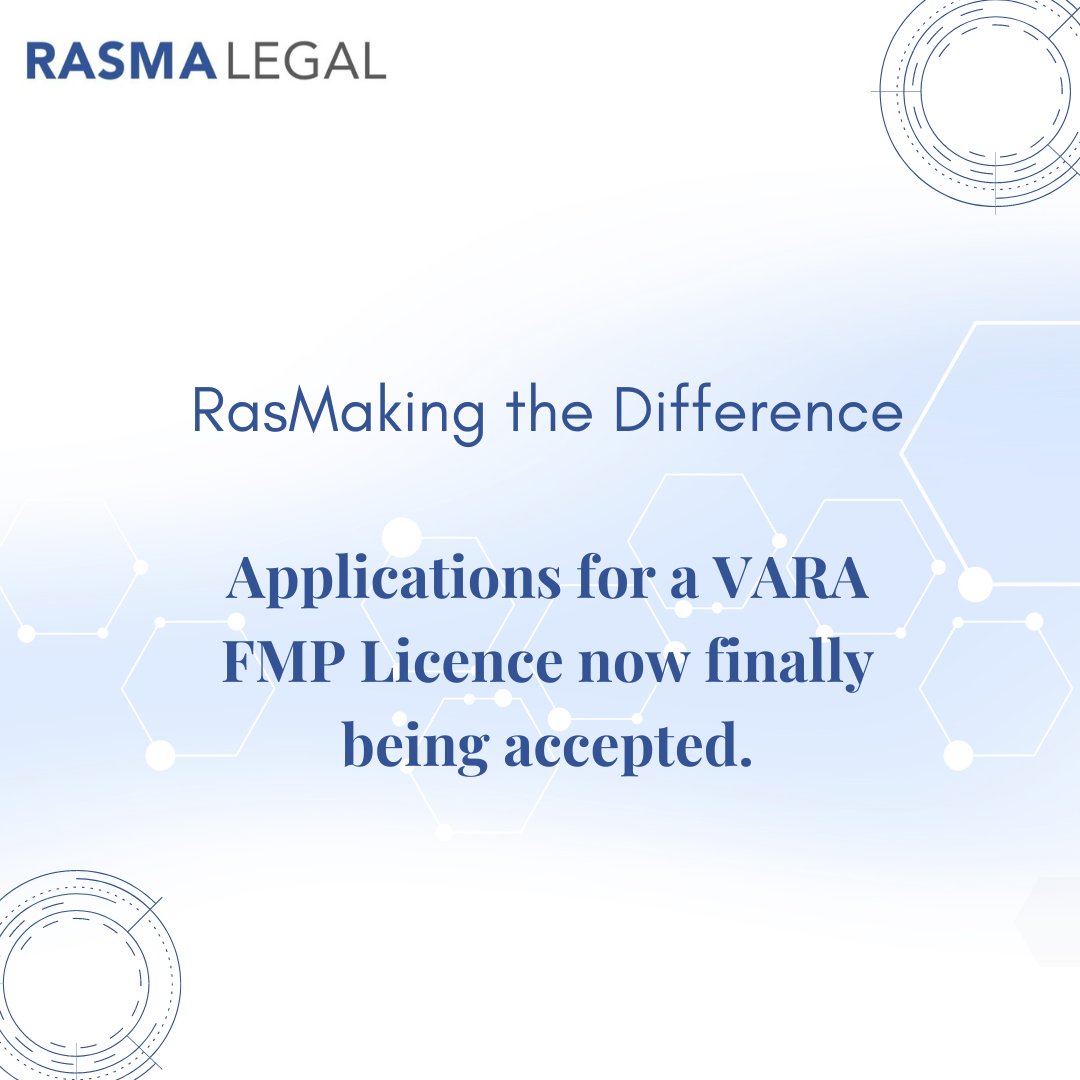 RasmaLegal's tweet photo. 𝐑𝐚𝐬𝐌𝐚𝐤𝐢𝐧𝐠 𝐭𝐡𝐞 𝐃𝐢𝐟𝐟𝐞𝐫𝐞𝐧𝐜𝐞!

Read our latest article titled ‘Applications for a VARA FMP Licence now finally being accepted’ written by Mazen Rasamny, Managing Partner.

https://t.co/QFW9NxPkQ2

#VARA #VirtualAssets #Regulations #Dubai #Licensing https://t.co/NWG05VNe8S