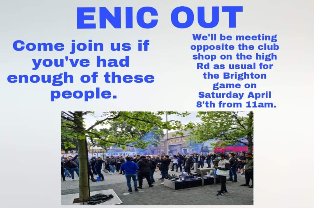 ToDareIsToDear's tweet image. Protest at the Brighton match.