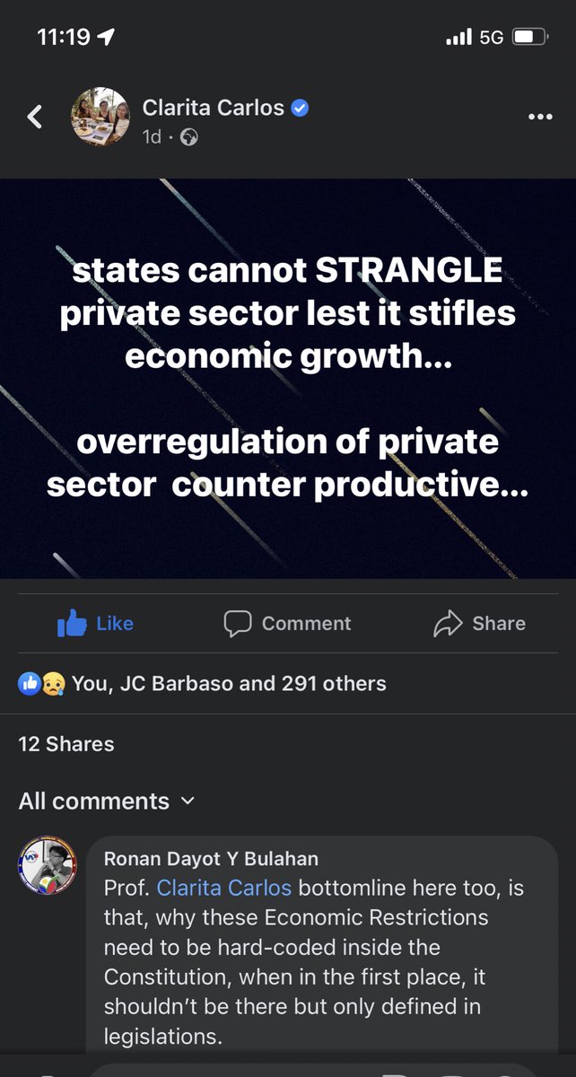 Ronanpbd's tweet image. The point of #EconomicReform or #EconomicLiberalization is to RESET everything by Deleting all Economic Restrictions in the Constitution and just let it redefined each by each in aide of legislations. 

ALL COUNTRIES do NOT have Economic Restrictions inside their Constitution.