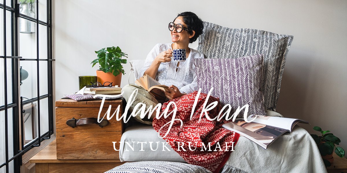 This artisanal handmade collection for the home is available in two colourways–Nero Indigo and Violet Aubergine, at tulisan.com/collections/tu…