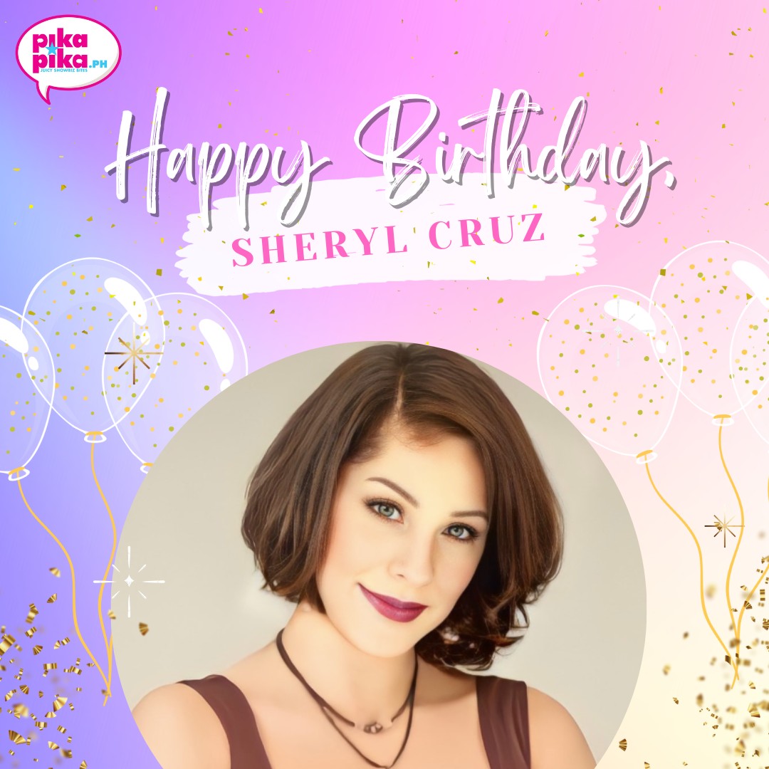 Happy birthday, Sheryl Cruz! May your special day be filled with love and cheers.    