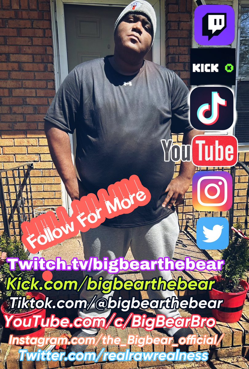 HeyBigBear's tweet photo. I’m everywhere like a roach 🪳 come follow for more - https://t.co/oKTguxybqj #twitch #kick #instagram #TikTok #Twitter #youtube #twitchaffiliate #twitchcommunity #kickcommunity #gamersdoingthings #ContentCreators https://t.co/yyswaO4ldR