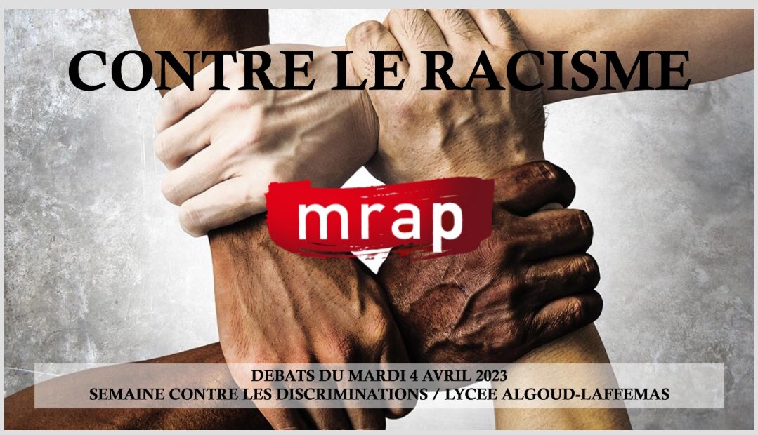 CVLMDL_LAFFEMAS's tweet photo. Hier c’était le Racisme !
La séance était précédée d’une exposition dans le C.D.I. avec l’association le MRAP. https://t.co/yKox1mBdaI