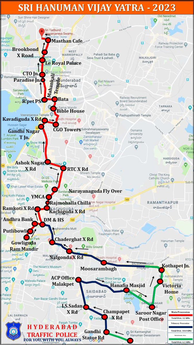 Hyderabad Traffic Police tweet media