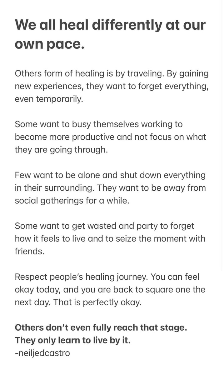 Heal at your own pace.