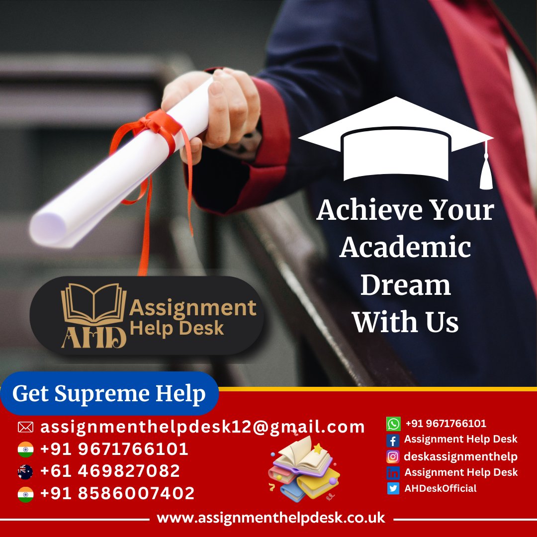 AHDeskOfficial's tweet photo. #Follow us for recent offers and updates.
REFER UR #FRIENDS TO GET EXTRA 10% DISCOUNT
Get your Complete #coursework Help by #AssignmentHelpDesk @AHDeskOfficial
#assignmenthelp #thesis #essay #dissertation #casestudy #researchpaper #projectmanagement #onlineexpert #college https://t.co/eJUvhke2zu