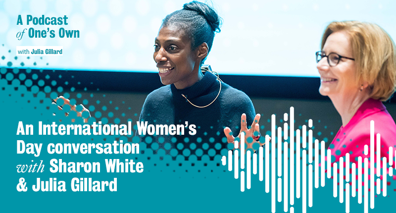 JuliaGillard's tweet photo. 🎧NEW PODCAST EPISODE🎧

As part of International Women's Day I had the pleasure of speaking with Dame Sharon White about her career, her upbringing and the way forward on gender equality.

🟠Spotify: https://t.co/YUWpekKeWA

🟠Apple: https://t.co/KhT5mrT8Rg https://t.co/G6H5bEFvjA
