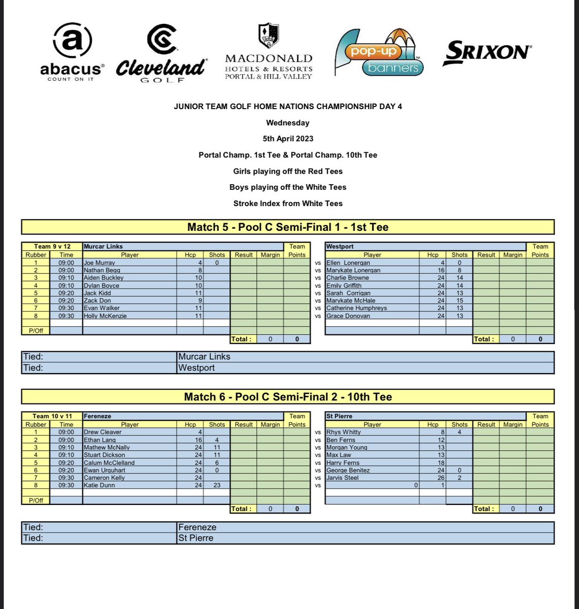 Greenmeadowshop's tweet photo. Day 3, 1st semi final championship match, good luck today guys, you’ve done us so proud no matter what the outcome, you will go home champions in our eyes 😍😍@juniorteamgolf #themeadow https://t.co/MEzjejlEpP