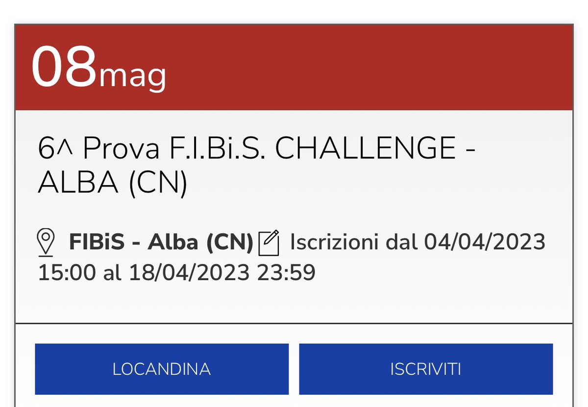 BiliardoBlog's tweet photo. ANCORA UNA | Ciao. 
Sono partite le iscrizioni per l’ultima tappa di #biliardo che si terrà ad Alba.
Per i dettagli leggi l’articolo https://t.co/fFVSdQ4sKo. 
Prenota viaggio e soggiorno da questa pagina web https://t.co/OB6OBFjHg9. 
Un saluto e… alla prossima. https://t.co/E4qYWQI4mA