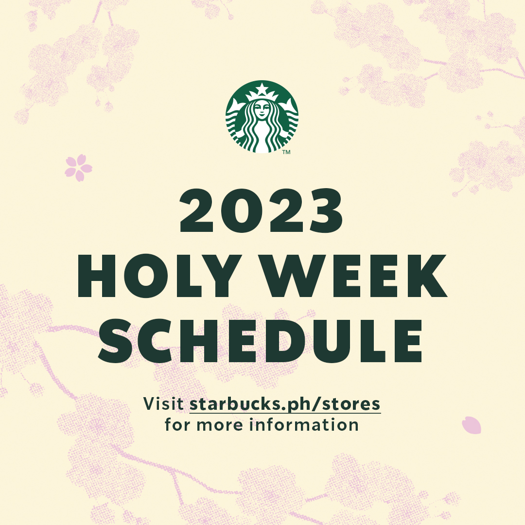 Starbucks Philippines on Twitter "Please be guided accordingly by our