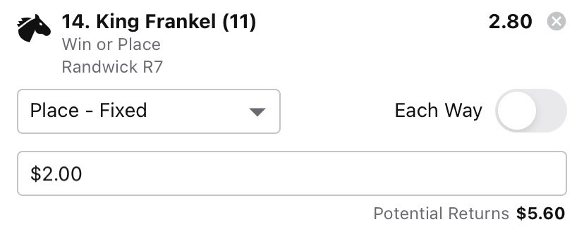 ozprops's tweet image. 2U - King Frankel Place

Down in weight and draws well