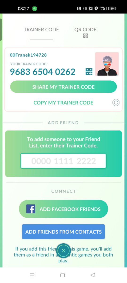 Hi, I'm looking for 20 daily gift openers.
I DON'T USE LUCKY EGG SO OPEN WHENEVER!
9683 6504 0262