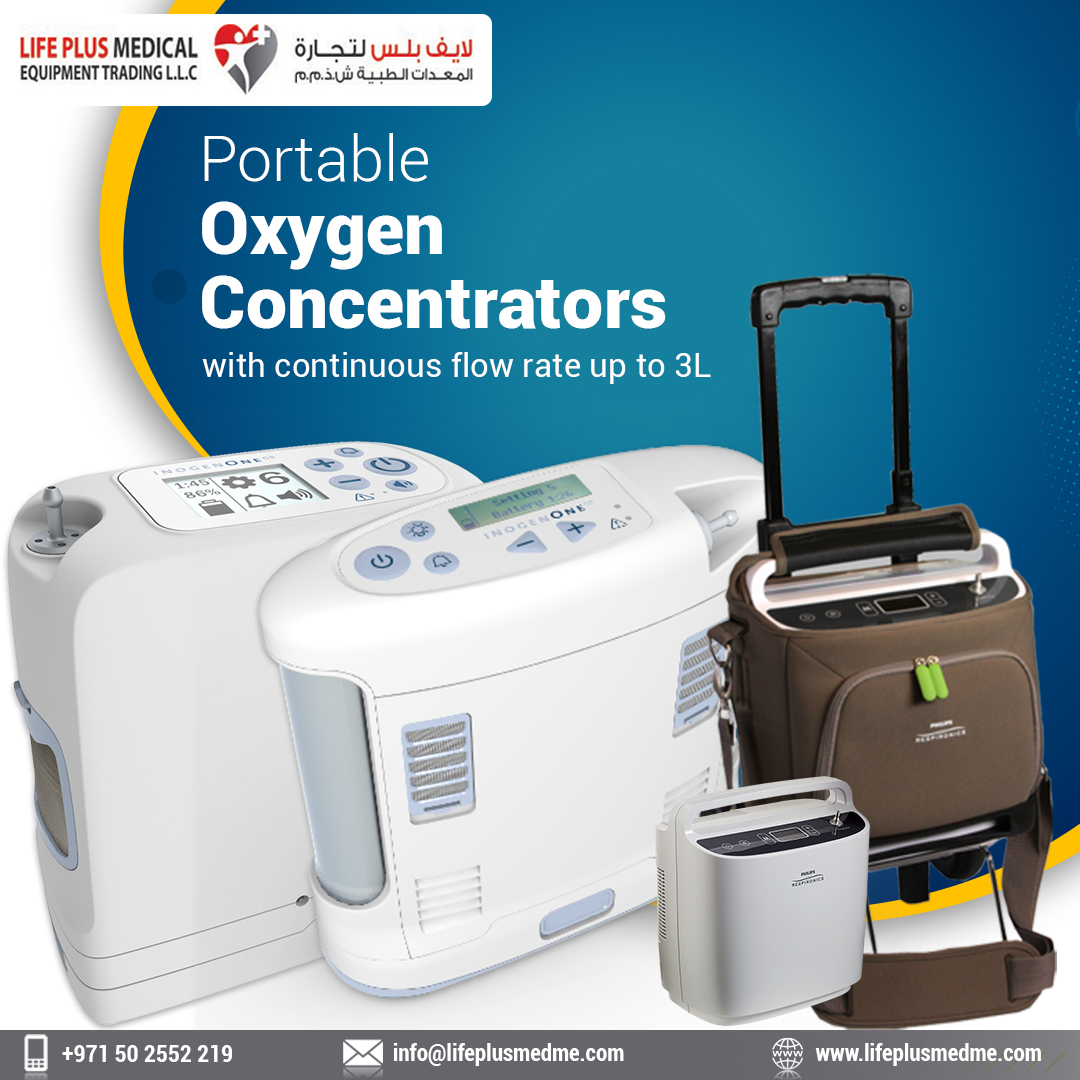 LifePlusMedica1's tweet photo. Stay active and independent with our Portable Oxygen Concentrators - providing a continuous flow rate of up to 3L wherever you go!

For best price Call to: +971 50 2552219
Visit: https://t.co/qRU7ETIm28
.
.
.
#PortableOxygenConcentrator #OxygenTherapy #ContinuousFlow https://t.co/LjCoHViITJ