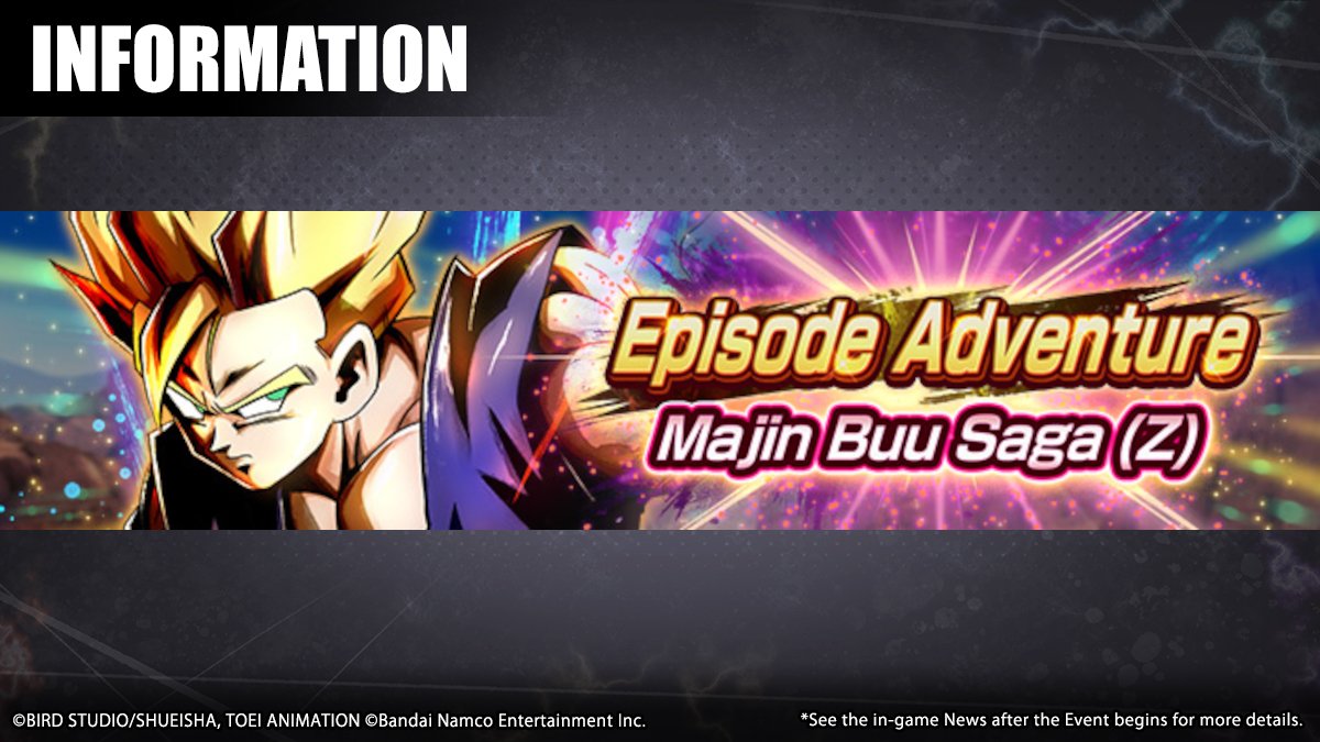 DRAGON BALL LEGENDS on X: [Episode Adventure: Majin Buu Saga (Z)  Arrives!] Get Stones from Adventures to complete Missions each season! Get  a special new Title by clearing the Missions! Plus, exchange