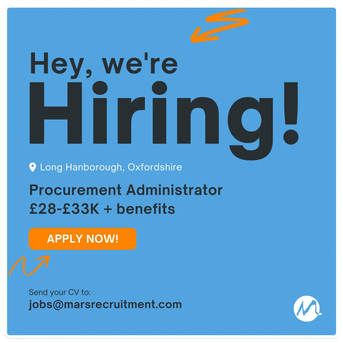 📢 We are looking for a Procurement Administrator to join our client's highly successful operations team in Oxfordshire >>> buff.ly/3K1PbJG 
🔹 Join an amazing office with state-of-the-art manufacturing site 
🔹 Friendly team with a people first culture
#oxfordshirejobs