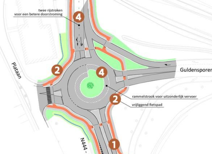 FietsersbondM's tweet photo. Fietsers verliezen overal hun voorrang, snelle bypasses en een de oversteek of #moordstrook met twee rijstroken (4). Dit is by-the-way, langs dé fietsas van Merelbeke naar Gent. https://t.co/RRM8lBsBxZ