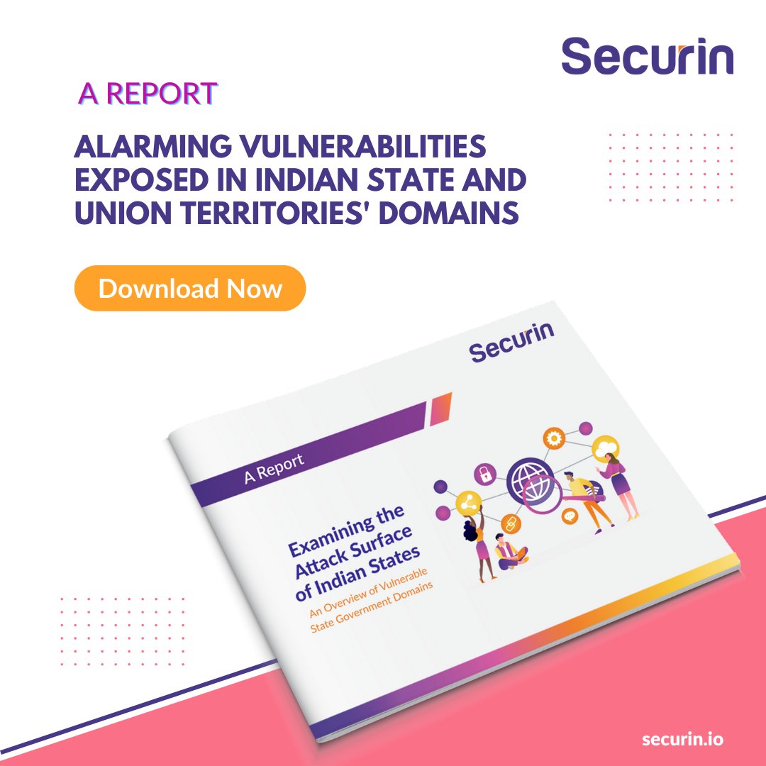 securin_inc's tweet photo. The Hindu covers our examination of Indian State Government domains and delves deep into Tamil Nadu fidnings. Check out the article here - https://t.co/EzwnOY2lXk 

Get the report here - https://t.co/uwn1eJYRut 

#Cybersecurity #Cyberattacks #Phsihing #Databreaches https://t.co/bjt6HgFL49