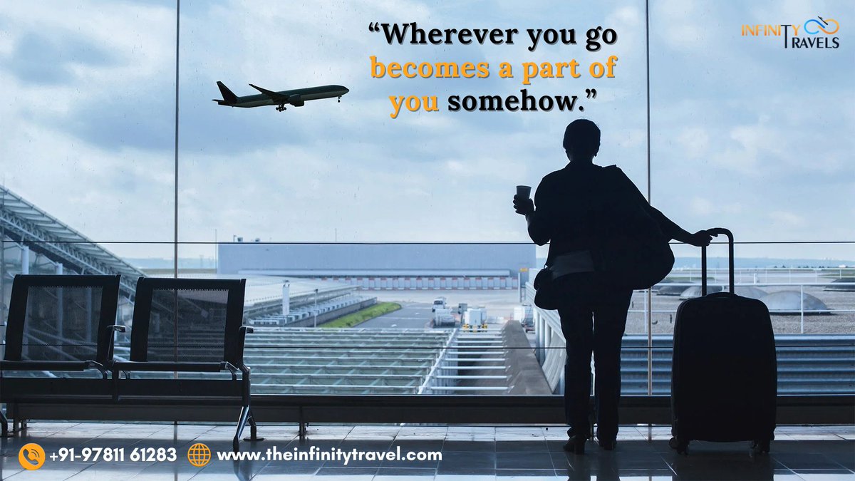 Carry memories from places that you do visit. Call Infinity Travels for bookings today: 1-760-999-7119
Book flight tickets.

#flightbooking #flightdeals #flightoffers #cheapflights #travel #travellife #traveltheworld #CheapFlightTickets #travelholic