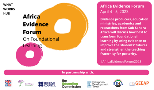 mizizielimu's tweet photo. Today is a brand new day!
A new opportunity to continue with yesterday's #AfricaEvidenceForum2023 fruitful discussions.
#FoundationalLearningForAll #TransformingEducation #EvidenceInEducation https://t.co/IEsCSpswdP