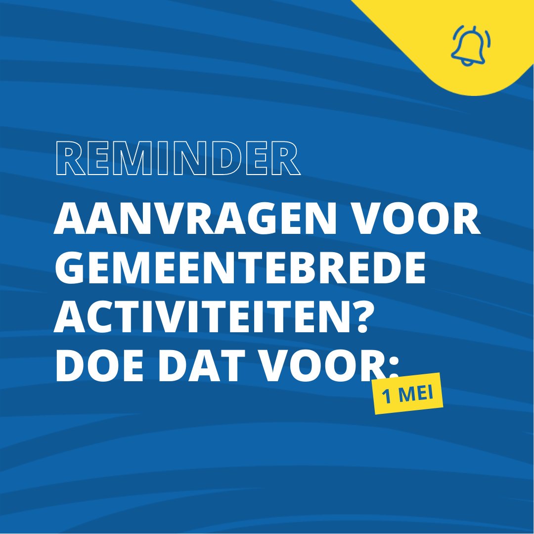 Een aanvraag doen voor een gemeentebrede activiteit in de 2e helft van 2023? Doe dat dan voor 1 mei a.s.
#economie #toerisme #leefbaarheid #talentontwikkeling #cultuur #zetgemeenteleeuwardenopdekaart