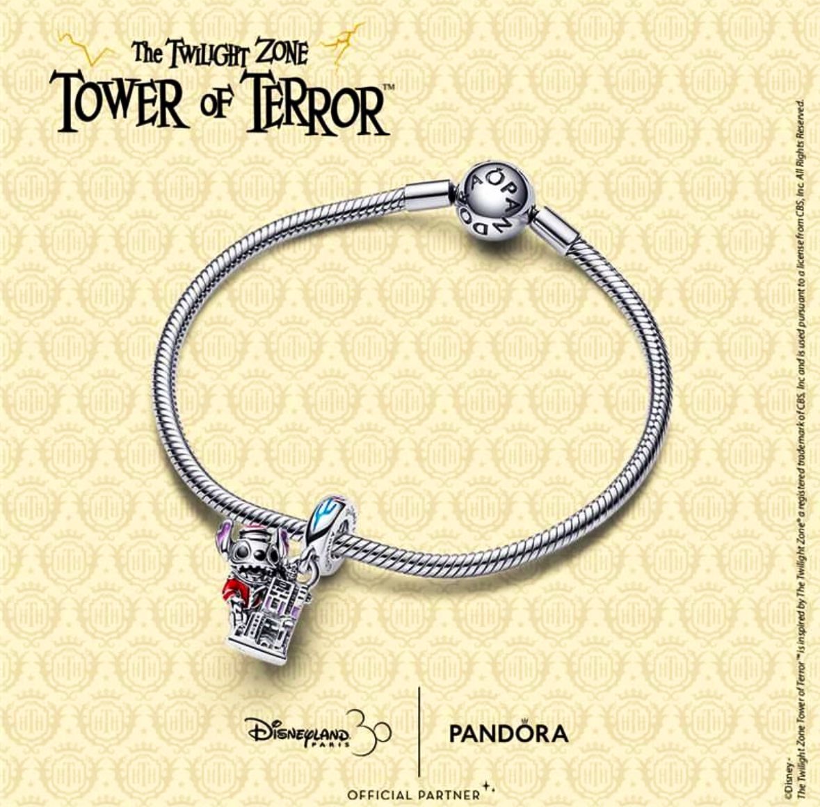 Silver Pandora Style Bracelet Combo Set with 15 Charms
