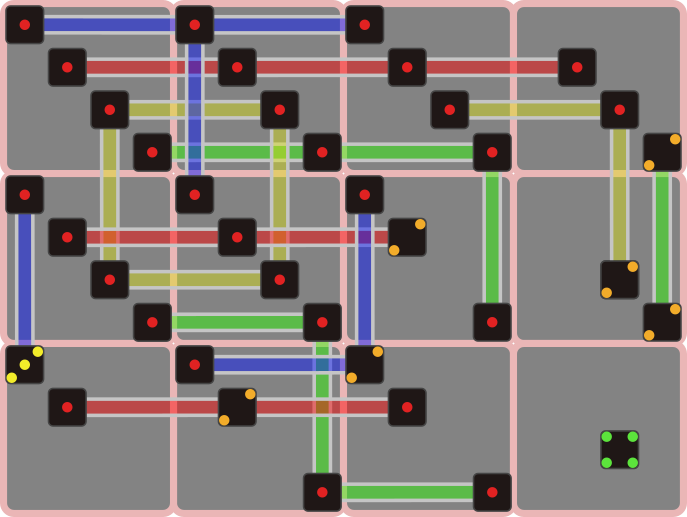 There are 12 polyominoes with cells marked with positive integers that sum to 4. Here they overlap in a 3×4 grid so each cell of the grid has numbers that also sum to 4. (Hat tip to <a href="/BryceHerdt/">Bryce Herdt</a>, who found the first solution to this. I found another that allows a "nice" drawing.)