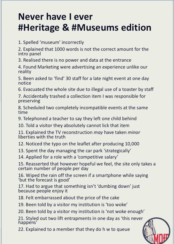 Check your score here #Museums #Heritage #VisitorAttractions