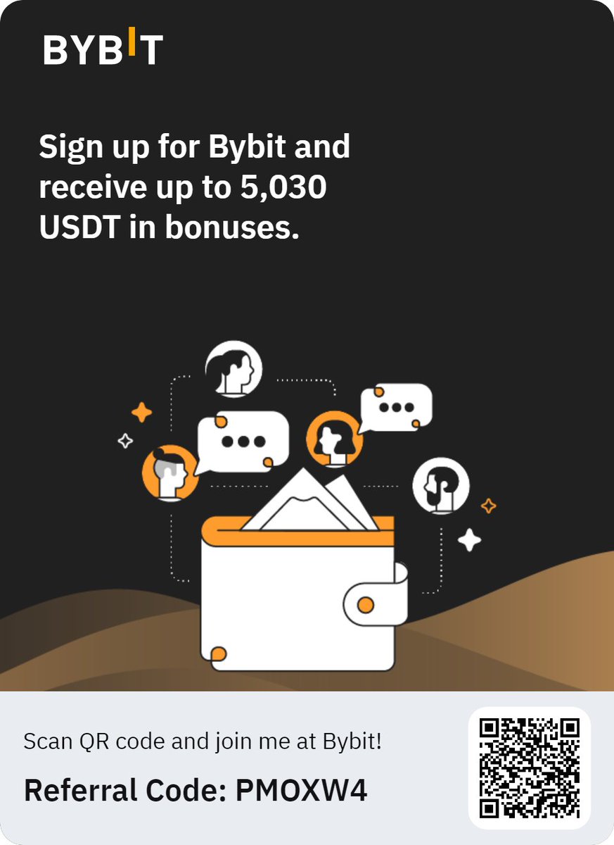 Pelin39630537's tweet photo. ⚡️ Ready to take your trading to the next level? Enjoy lower fees and up to $5030 in additional incentives! 🏃‍♀️ 
Sign Up and Deposit with my Link: PMOXW4 

👉 https://t.co/TwBuafaUKu 🔥 

 #Bitcoin #Crypto #NFTs #cryptocurrency @Bybit_Official 
👍Follow &amp; Retweet💚 https://t.co/AqGzbe6DOY