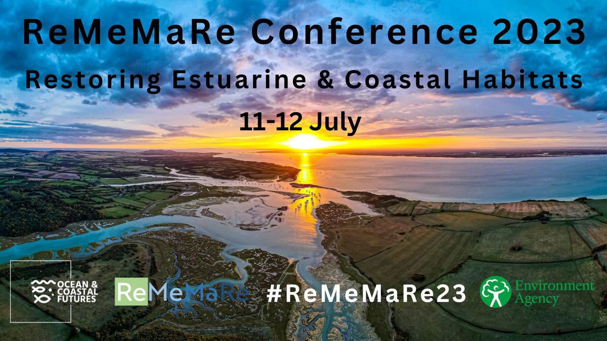 CF_Conf's tweet photo. Save the Date: 
ReMeMaRe Conference 2023 - Restoring Estuarine &amp; Coastal Habitats 
11-12 July, Scarborough Spa, England 
#ReMeMaRe23 https://t.co/E1svPk3nvV