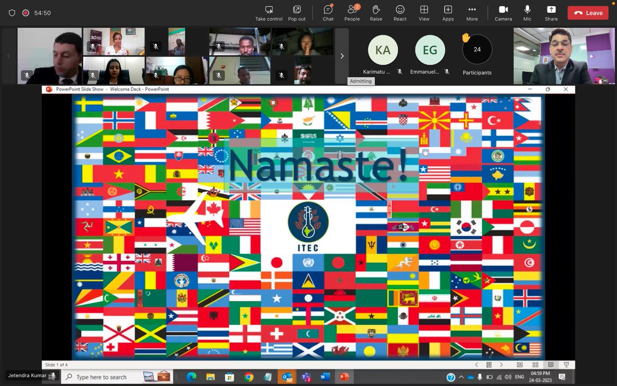 timesproindia's tweet image. TimesPro launched its 2nd E-ITEC batch for @ITECnetwork under @dpa_mea @GovernmentIndia  Initiative on 24th March &apos;23.
The batch comprises of 60 students from 45 countries who will be trained for presentation skill programme.

#EITEC #Skilling #TimesPro