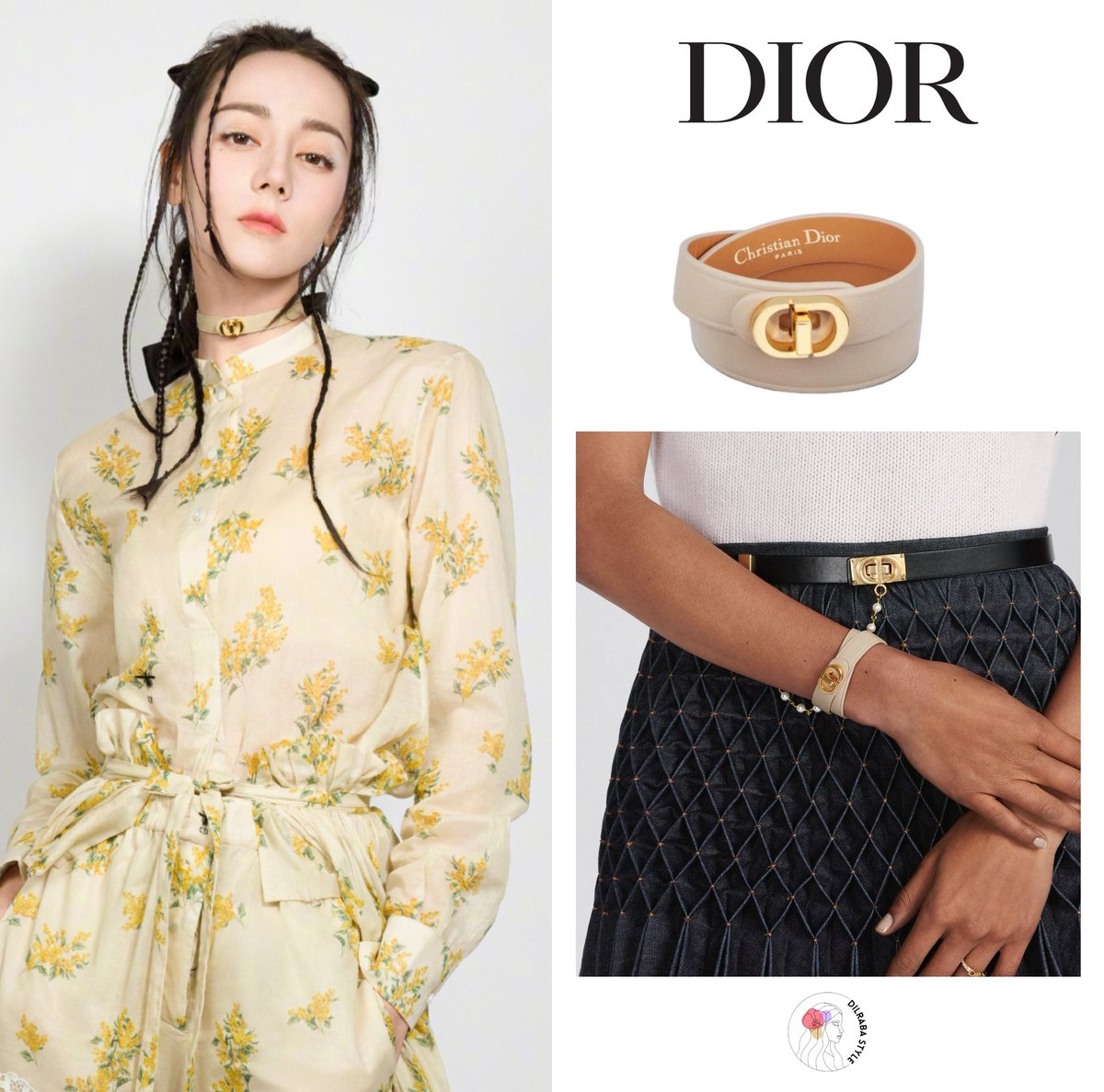 คอเรียวระหงขนาดไหน ก็ดูเอาว่าใส่สร้อยข้อมือที่คอได้อะค่ะ ☺

ขนาดรอบข้อมือ 35 ซม. (S) , 36.5 ซม. (M) , 38 ซม. (L) 

- 30 montaigne double bracelet 22,000฿