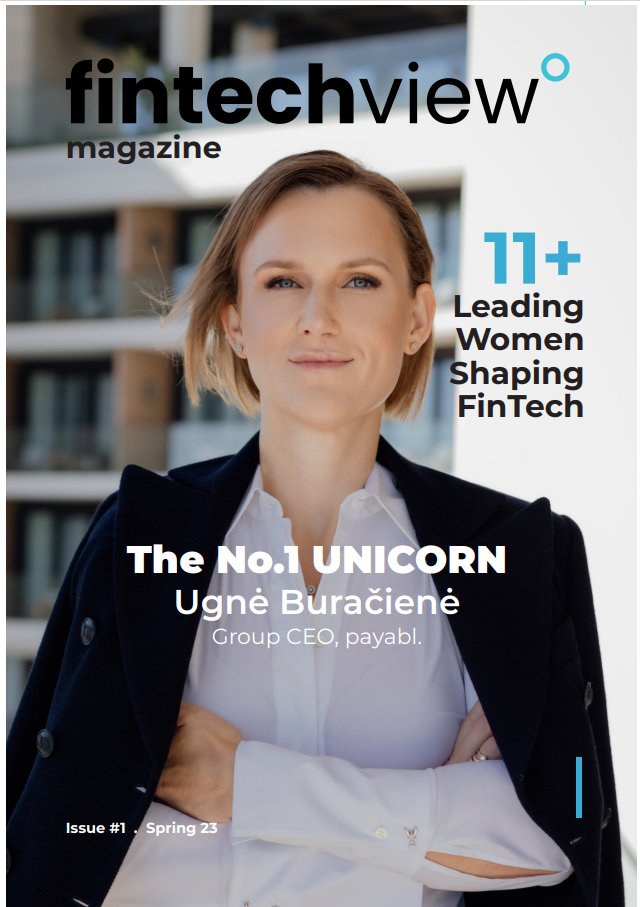 payabl_eu's tweet photo. She’s on the cover! Our own Ugne Buraciene was interviewed to share her thoughts about women in FinTech and what she sees in the future for PayTech and for payabl. Check out the full interview here > https://t.co/t41YV3XxCR
#paytech #fintech #fintechview #womenleaders https://t.co/lH0H8N9uj1