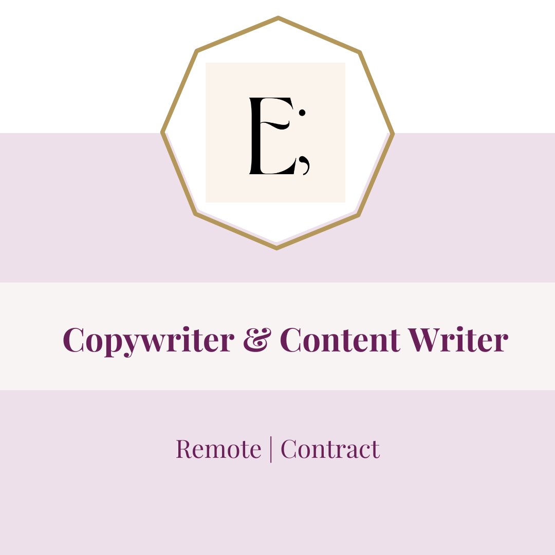 🔊CALLING COPYWRITERS🔊 Work alongside the founder of Esme Copywriting to lighten the client load of SEO articles, social media posts, eDMs and other ad hoc projects. 

Apply via the jobs board 🔗 #linkinbio 
#jobsforher #newjob #hiring #jobsearch #jobseeker #australiajobs #brisb