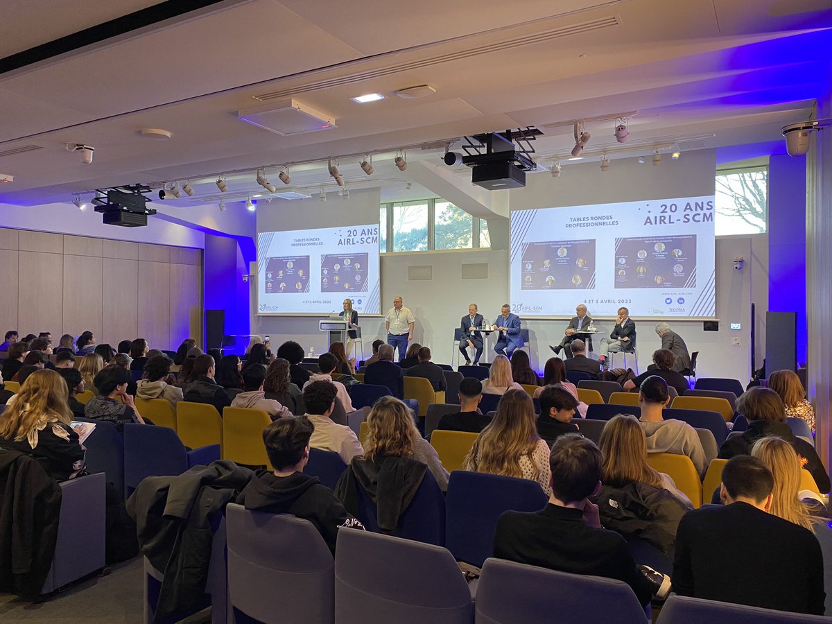 C’est parti pour la deuxième journée à <a href="/NEOMAbs/">NEOMA Business School</a> des 20 ans de <a href="/AIRL_SCM/">AIRL-SCM</a> avec deux tables rondes organisées avec <a href="/Fr_SupplyChain/">FRANCE SUPPLY CHAIN by Aslog</a>