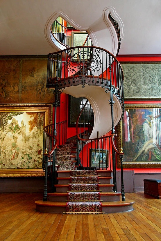 Spiral Staircase, National Museum, Paris #SpiralStaircase #NationalMuseum #Paris brodycollins.com