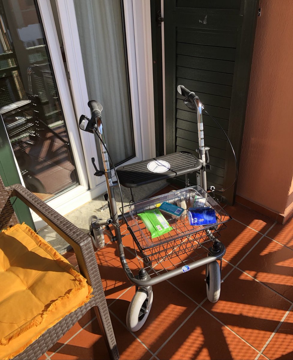 CarmenKleinegri's tweet image. Vandaag een ode aan de #rollator Dankzij een fantastische chirurg, fysio Nikos, de niet aflatende hulp van Susie, vrienden en m’n buren én mijn Mercedes Benz kan ik precies een maand na de operatie al aardig rondtippelen en thuis in de zon zitten❤️