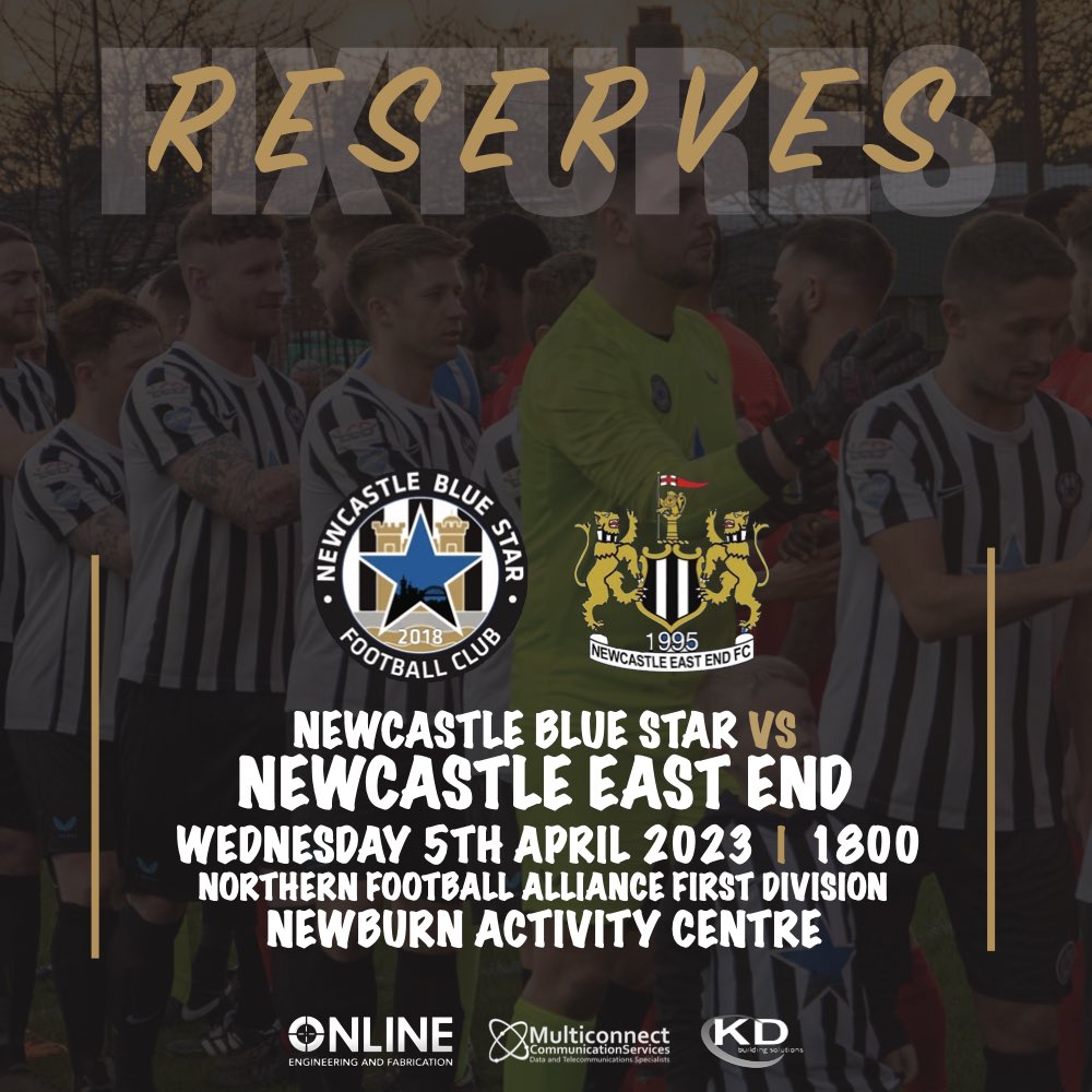 nbsfc2018's tweet photo. RESERVES | Also this evening our reserves are in action as they take on @NEESFC in the @nfalliance1890 first division… game will now take place down Newburn! 

⌚ 18:00
🏆 Northern Football Alliance 
🏟 Newburn Activity Centre 
🚗 NE15 8ND

#NBSFC #WestEndCommunity https://t.co/PiNcGJZniR