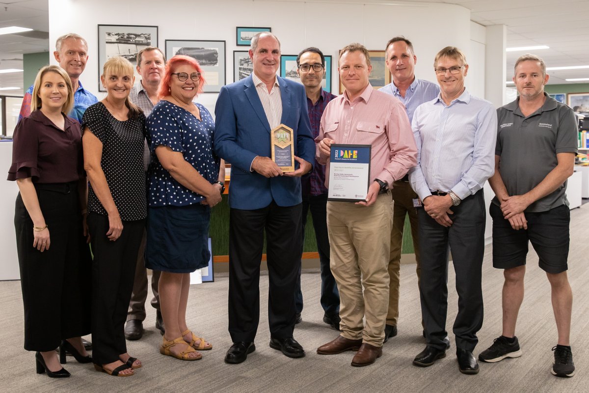 Congratulations to our MSQ team for their fantastic win at last night's Premier's Awards for Excellence. The team was recognised in the "Protecting our Liveability and Environment" category thanks to their response during the 2022 South East Queensland floods.