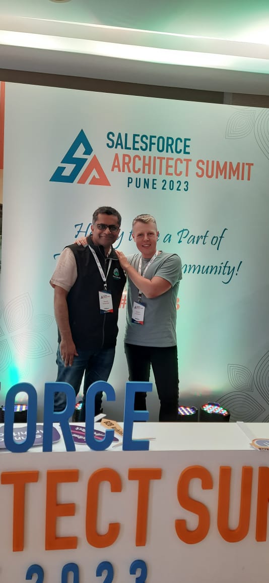 Gaurav Kheterpal (@gauravkheterpal) on Twitter photo One of my most special memories from <a href="/SFArchSummit/">Salesforce Architect Summit</a> was meeting my good friend Johann in-person for the first time ever💙
A CTA, a guide, a mentor & friend whom I've watched grow & silently admired. In 2020, I joined him to lead the SAIMA group & destiny brought us together. One of my most special memories from <a href="/SFArchSummit/">Salesforce Architect Summit</a> was meeting my good friend Johann in-person for the first time ever💙
A CTA, a guide, a mentor & friend whom I've watched grow & silently admired. In 2020, I joined him to lead the SAIMA group & destiny brought us together.