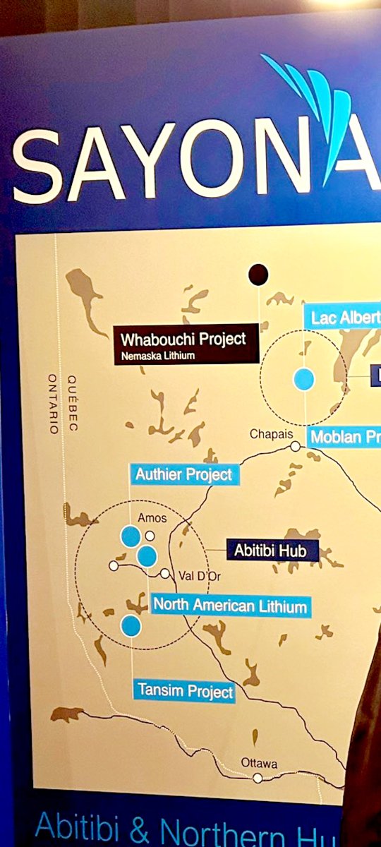 JasonInAU's tweet photo. @SayonaMining $SYA $SYAXF holders, have you ever noticed Nemaska Lithium is ALMOST ALWAYS on our map? π
I like the new headline "North America's NEWEST #LITHIUM PRODUCER" π₯π₯π₯
#JV #Hydroxide
#CriticalMinerals #LithiumHubs
#NAL #Authier #Tansim
#Moblan #LacAlbert https://t.co/36LstPbbFB