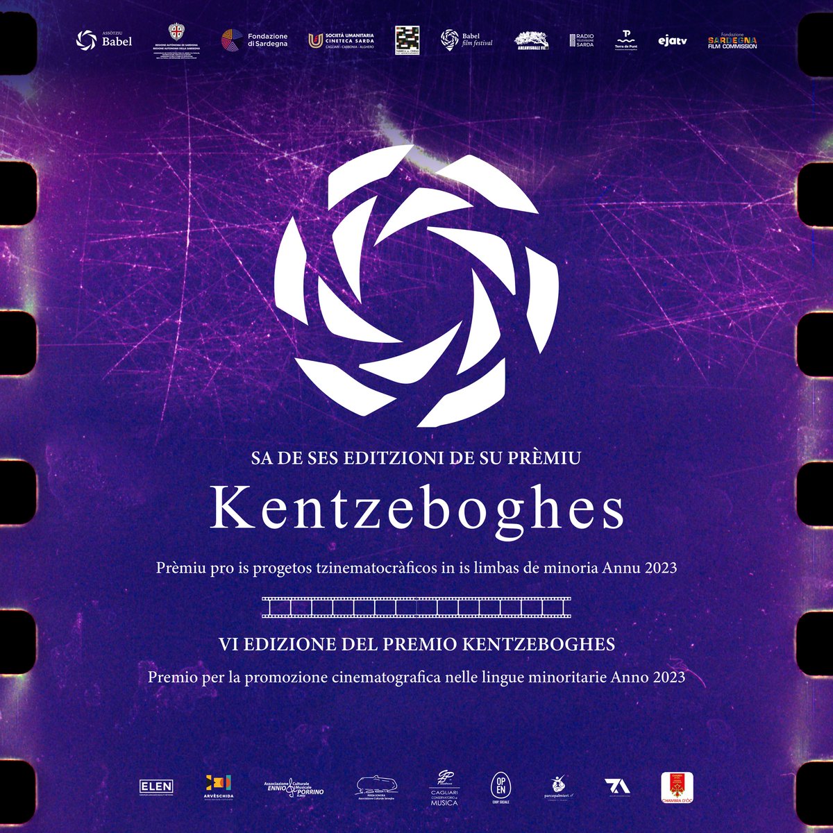 📷 È online il bando per partecipare alla sesta edizione del #PremioKentzeboghes, il concorso per progetti cinematografici nelle lingue della #Sardegna e nelle lingue minoritarie italiane!

Info:  facebook.com/associazioneba…

#kentzeboghes #babelfilmfestival #cinetecasarda