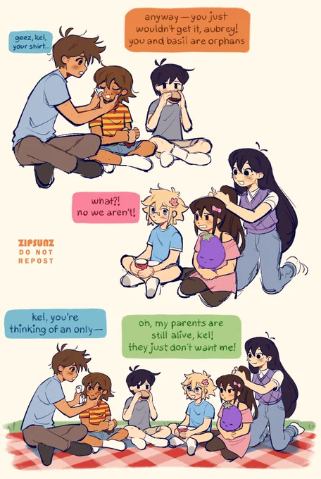 kel doesn't know what only children are

[ #omori, #omorifanart ] 