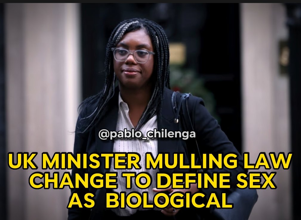 chilenga_pablo's tweet photo. UK minister considers changing the law to define sex as biological. This move is likely to spark a heated debate on gender and transgender rights. #UKpolitics #GenderDebate #TransRights. https://t.co/1xLAboN9Av