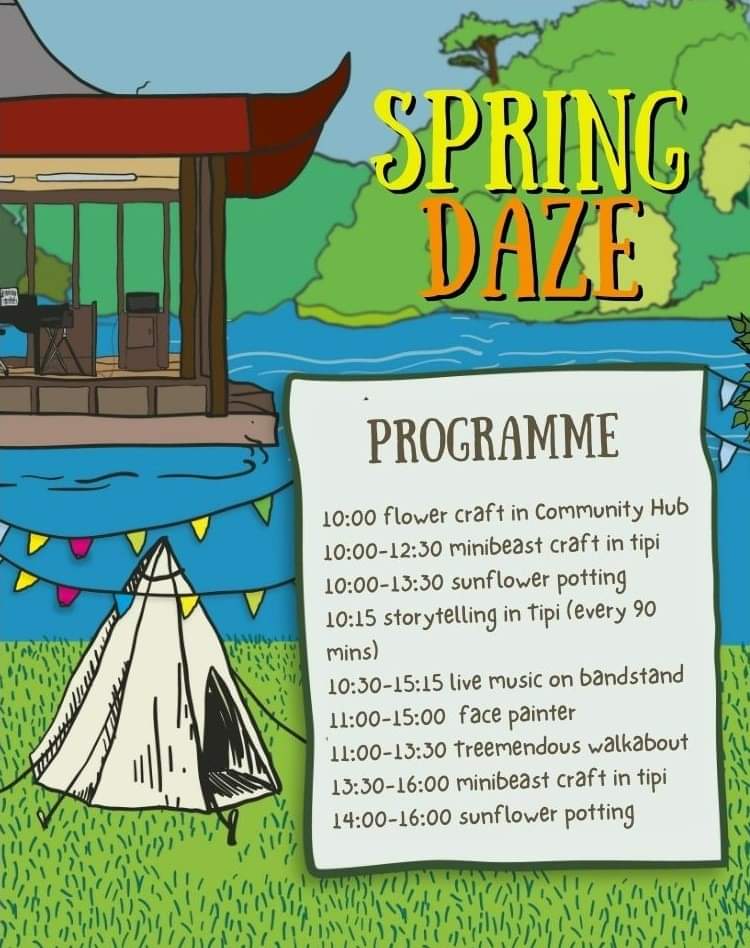 liliansview's tweet photo. Don't be surprised if you see giant walking trees at #PeasholmPark today . #Scarborough #NorthYorkshire #EasterHolidays #familyfun #springdaze https://t.co/EmUxSxon21