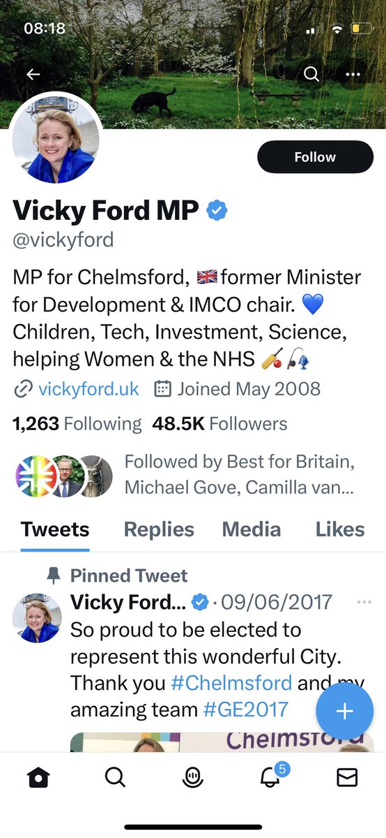 ..@vickyford 
Are you another Tory who is too embarrassed to admit you’re a Tory?
#ToriesDeletingTory