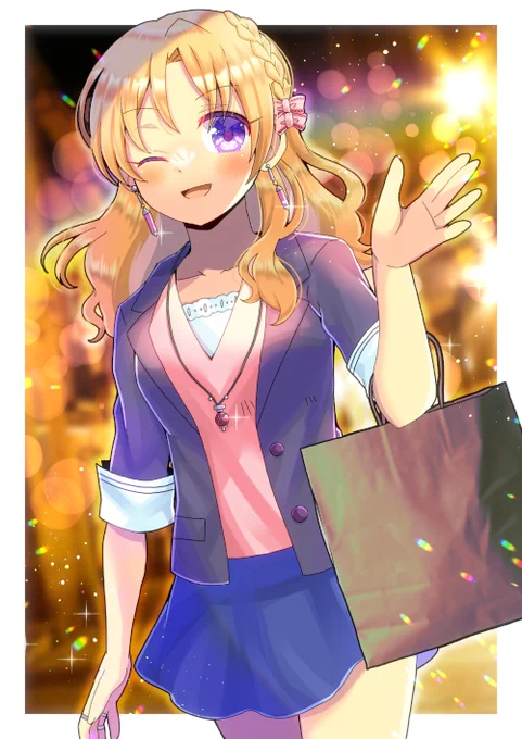 アイドルマスターシンデレラガールズの桐生つかさを描かせて頂きました!リクエスト有難うございますI drew Tsukasa Kiryu from Idolmaster Cinderella Girls! Thank you for your request . #Skeb #Commission #アイドルマスターシンデレラガールズ  #桐生つかさ 